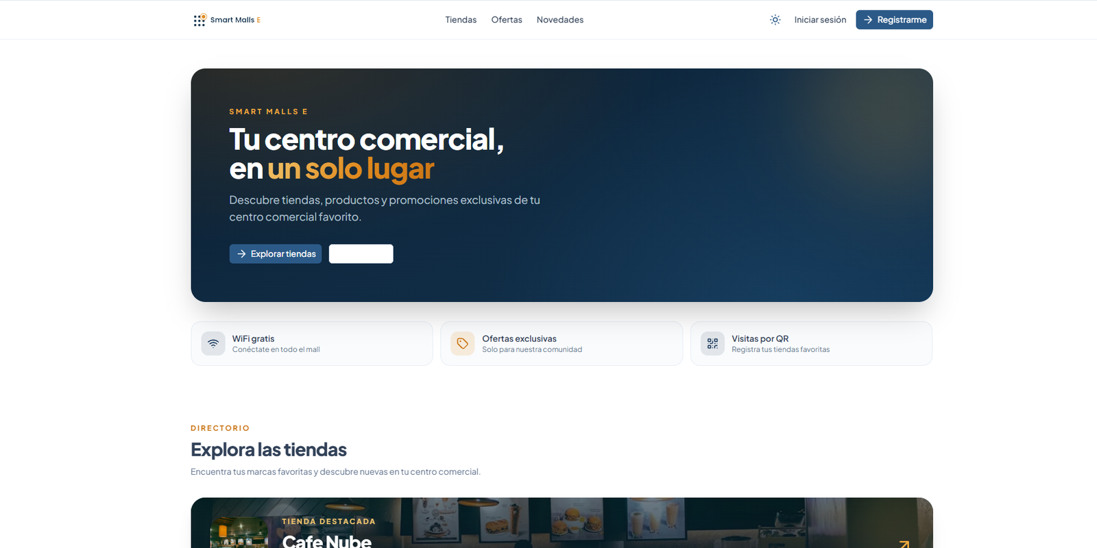 Dashboard de Smart Mall Ecosystem